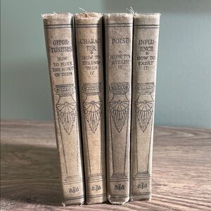 Antique 1915 Mental Efficiency Series Hardcover Funk & Wagnalls Company